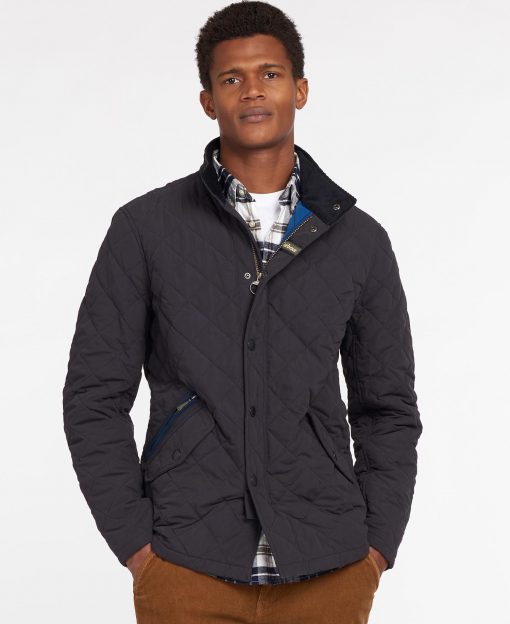 Barbour Shoveler Quilted Jacket Navy