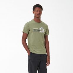 Barbour-Cartmel-Graphic-T-Shirt-Olive