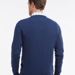 Barbour-Essential- Lambswool- V-Neck -Jumper-Deep-Blue-Ruffords-Country-Lifesytle.04