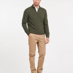 Barbour-Essential -Tisbury -Half- Zip- Sweatshirt-Seaweed-Ruffords-Country-Lifestyle.03