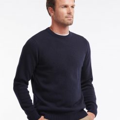 Barbour- Nelson- Essential- Crew -Neck- Sweater- Navy- Ruffords-Country- Lifestyle.01