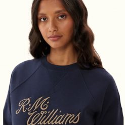 R-M-Williams-Womens-Script-Crew-Neck-Navy-Sweatshirt-Ruffords-Country-Lifestyle.5