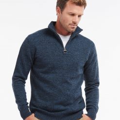 barbour-essential-lambswool-half-zip-sweater-navy-mix-ruffords-country-lifestyle.1