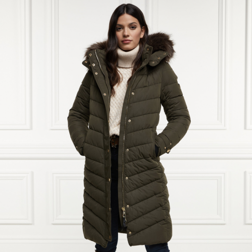 Holland Cooper Chamonix coat khaki