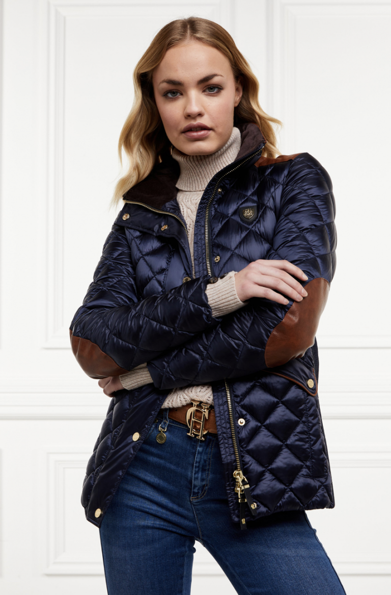 Holland Cooper Charlbury Quilted Jacket - Ink Navy - Ruffords Country Store