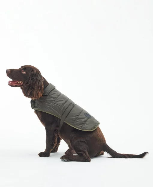 Barbour- Baffle -Quilted- Dog- Coat-Olive-Ruffords-Country-Lifestyle.01