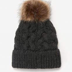 Barbour- Beanie- Penshaw -Cable- Charcoal- Ruffotds-Country-Lifestyle.02