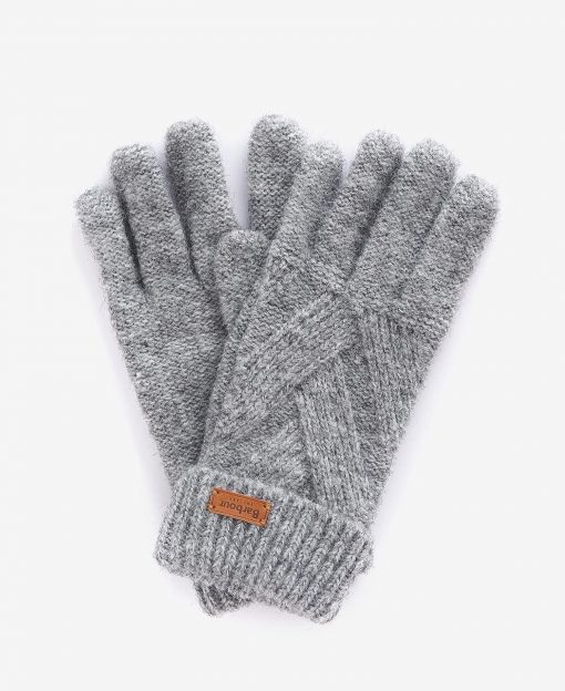 Barbour-Dace-Cable-Knit-Gloves-Light-Grey