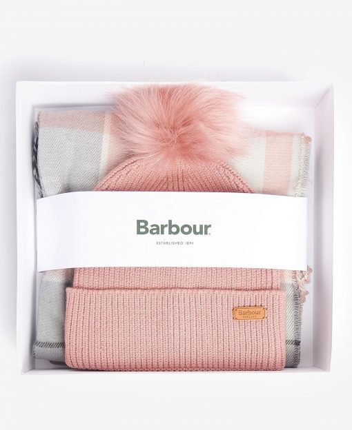 Barbour-Dover-Beanie-Hailes-Scarf-Gift-Set-Pearl-Grey-