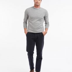 Barbour -Essential -Lambswool- Crew- Neck- Sweatshirt-Grey-Ruffords-Country-Lifestyle.03