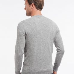 Barbour -Essential -Lambswool- Crew- Neck- Sweatshirt-Grey-Ruffords-Country-Lifestyle.04