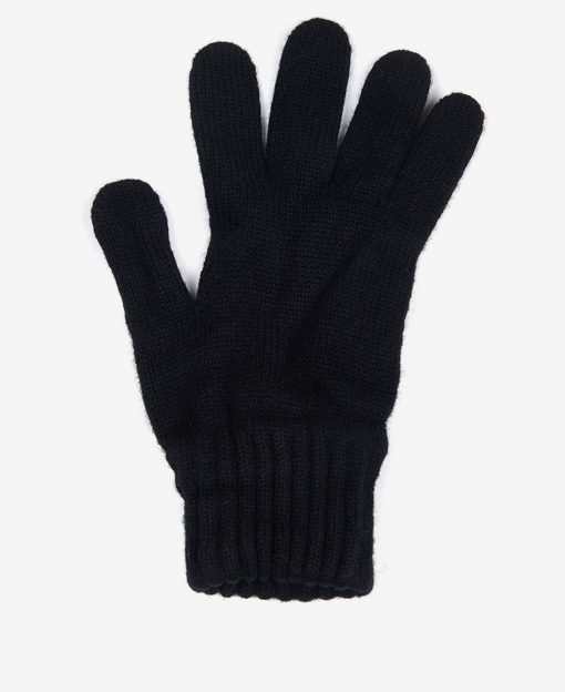 Barbour-Lambswool-Gloves-Black