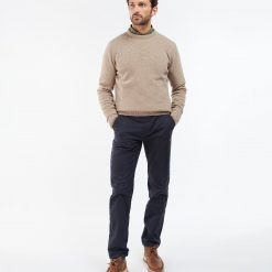 Barbour- Nelson -Essential -Crew -Neck- Sweater-Stone-Ruffords-Country-Lifestyle.03