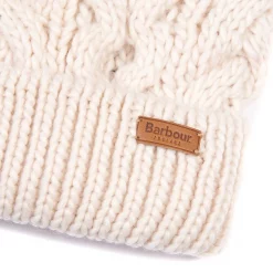 Barbour- Penshaw- Cable- Beanie - Blush - Pink - Ruffords - Country - Lifestyle.03