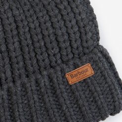 Barbour -Saltburn -Beanie -Hat-Charcoal-Ruffords-Country-Lifestyle.03