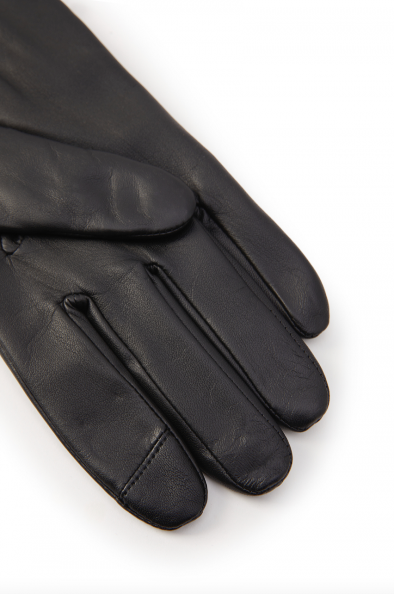 Holland Cooper Contrast Leather Gloves - Black/Tan - Rufford's Country ...