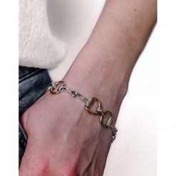 HiHo-two-tone-sterling-silver-snaffle-bracelet-equestrian-jewellery-Ruffords-Country-Lifestyle.2