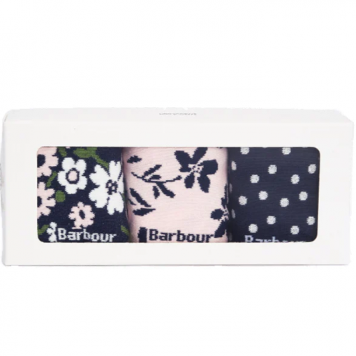 Barbour Floral Print Socks Gift set