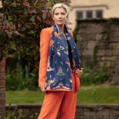 Clare-Haggas-Grouse-Misconduct-Navy-Seville-Classic-Silk-Scarf-Ruffords-Country-Lifestyle.1
