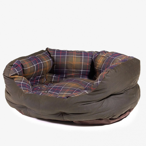 Barbour Wax Cotton Dog Bed Classic 24 inch