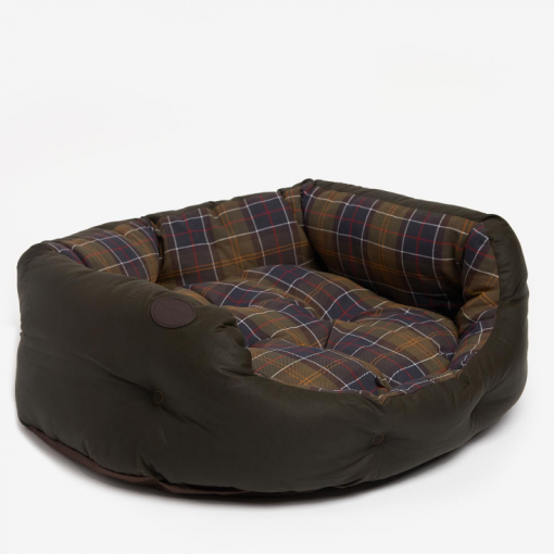 Barbour Wax Cotton Dog Bed Classic 30 Inch