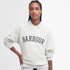 Barbour Northumberland Sweatshirt Cloud Navy