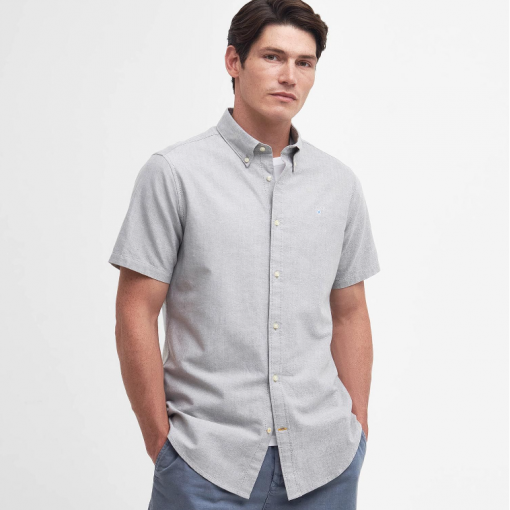 Barbour Oxtown Short Sleeved Tailored Shirt Pale Sage