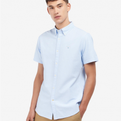 Barbour Oxtown Short Sleeved Tailored Shirt Sky