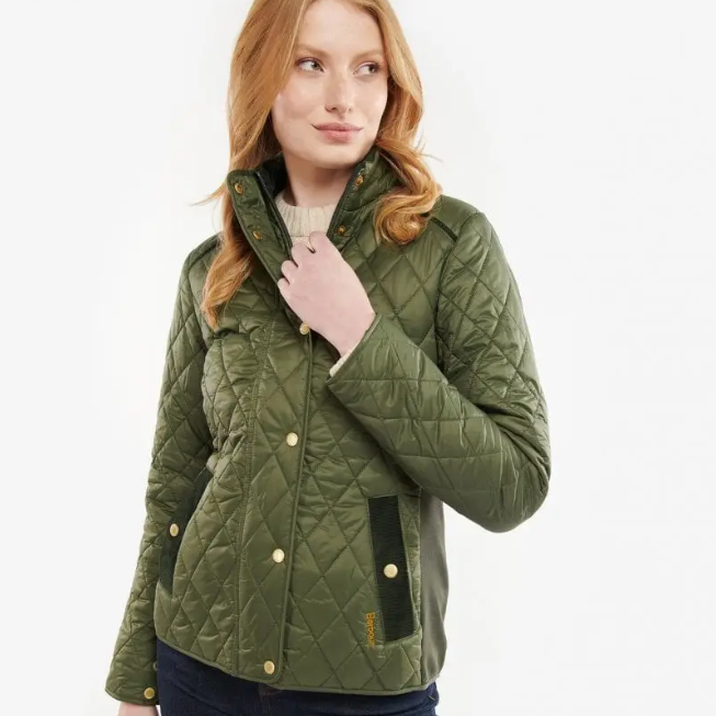 Mountusher Quilted Jacket - Olive