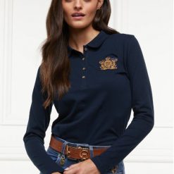 Holland-Cooper-Long Sleeve-Crest-Polo-Ruffords-Country-Lifestyle.1