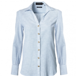 Holland-Cooper-Classic-V-Neck-Blouse-Azure-Stripe-Ruffords-Country-lifestyle.4