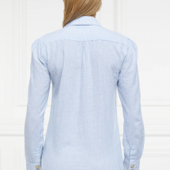 Holland-Cooper-Classic-V-Neck-Blouse-Azure-Stripe-Ruffords-Country-lifestyle.5