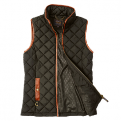 Holland Cooper Country Quilted Gilet Heritage Khaki