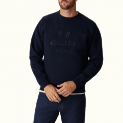 R M Williams Bale Sweatshirt Navy