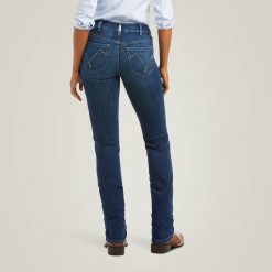 Ariat-R.E.A.L.-Perfect-Rise-Abby-Straight Jean-Mackenzie-Denim-Rufford's-Country-Lifestyle4