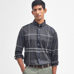 Barbour Dunoon Tailored shirt Graphite