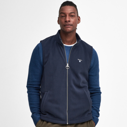 Barbour Essential Fleece Gilet Navy