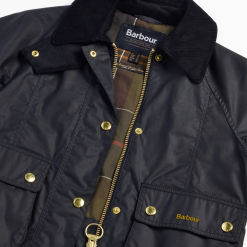 Barbour-Cropped-Beadnell-Wax-Jacket-Black-Classic-Tartan-Ruffords-Country-lifestyle.8