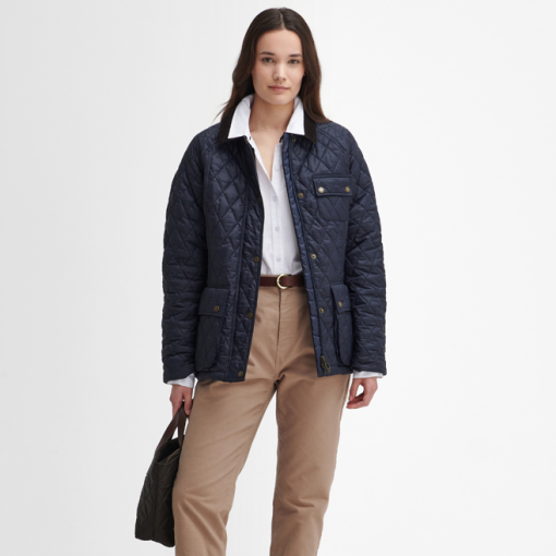 Barbour Starling Quilted Jacket Navy Classic