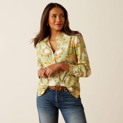 Ariat Clarion Blouse - Rose Garden