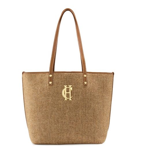 Holland cooper Kensington Tote bag -Tan Herringbone