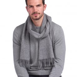 barbour-Plain-Lambswool-Scarf-light-grey-ruffords-country-lifestyle3