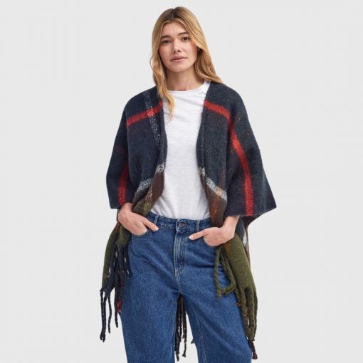 Barbour Isla Bourcle Serape - Classic Tartan