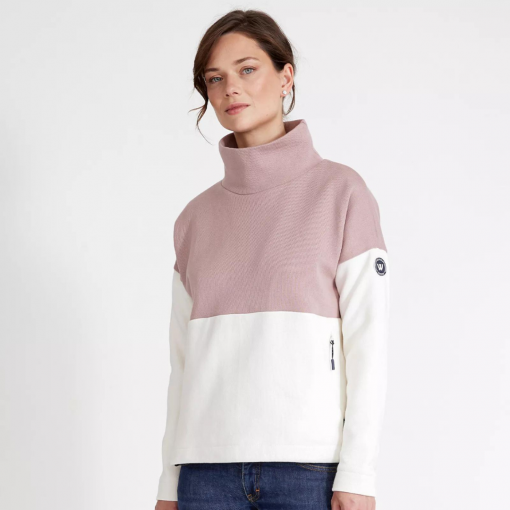 Holebrook Elin Windproof Sweater - Milky Rose/Off White