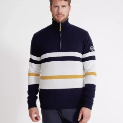 holebrook-stellan-t-neck-knitted-windproof-sweater-navy-multi-ruffords-country-lifestyle