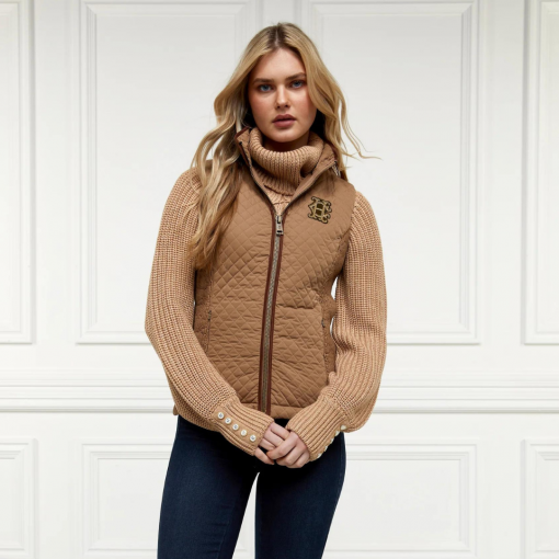 Holland Cooper Cambridge Gilet - Coffee