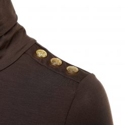 Holland Cooper Essential Roll Neck - Coffee