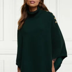 holland-cooper-roll-neck-cape-deep-emerald-ruffords-country-lifestyle