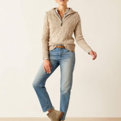 Ariat-Alamere-Sweater-Oatmeal-Heather-Ruffords-Country-lifestyle.1