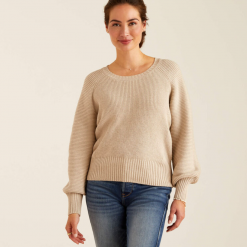 Ariat Malvern Sweater Oatmeal Heather